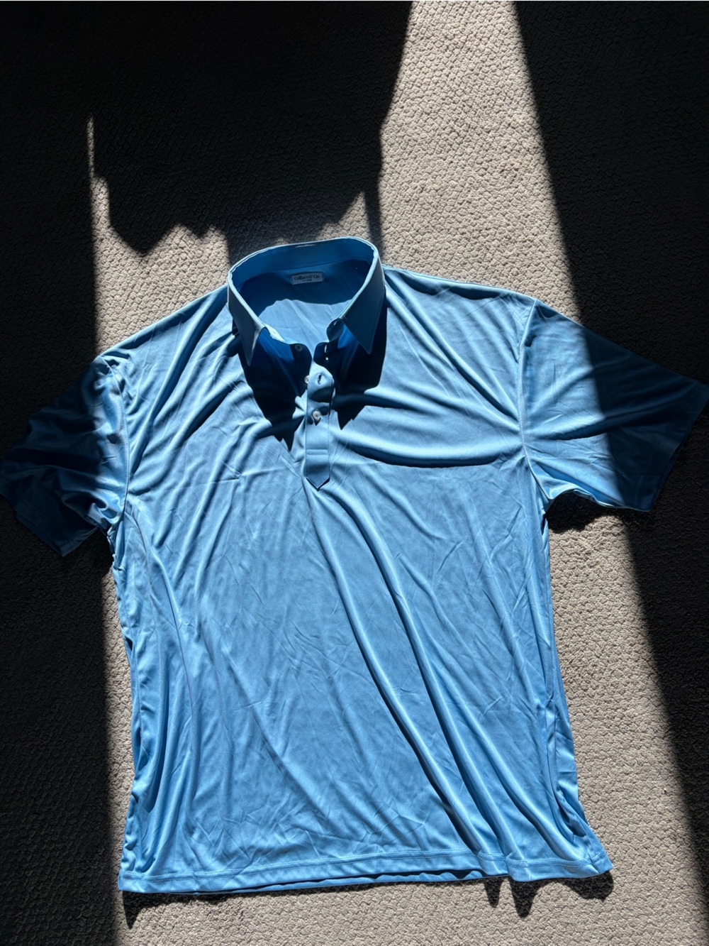 Men's Performance Polo in Sky Blue - Lightweight Active Shirt